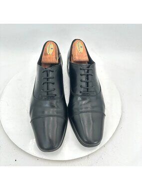 Salvatore Ferragamo Mens Blue Suede‎ Wing Tip Shoes Vibram Soles Sz 9.5D Italy Salvatore Ferragamo Oxford Blue Dress Shoes for Men for sale  main image 4